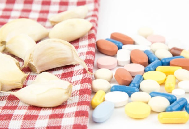 garlic and pills
